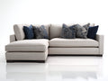 Ecksofa Stoff 260x170x85 cm - Beige - Gepolstertes Design mit Chaiselongue